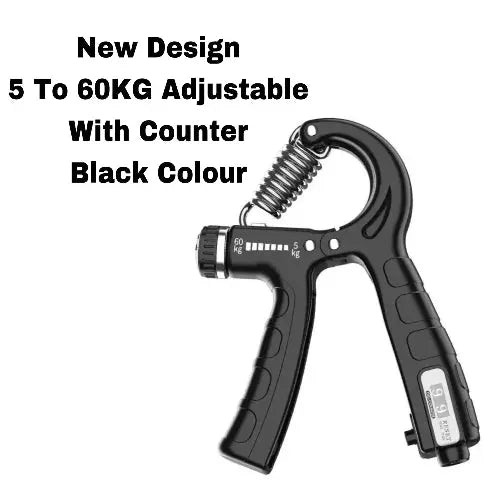 Adjustable Hand Grip Exerciser – Forearm and wrist strengthener with built-in counter.