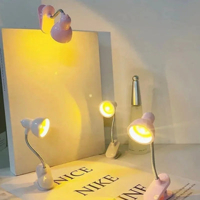 Mini Book Light LED Clamp Reading Lamp Night Lights Books To Read Bookmark Desk Decoration Bedroom Writing Stand Notebook Small